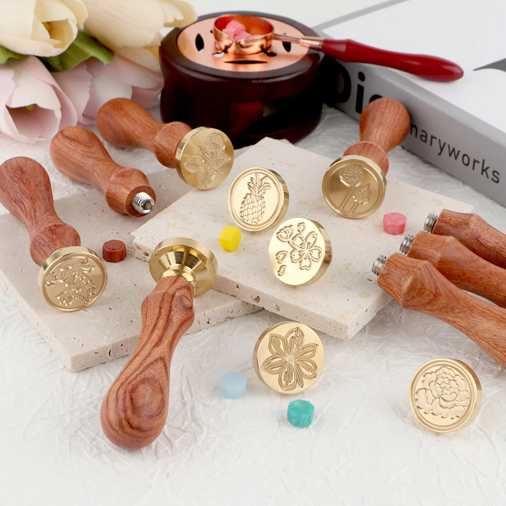 Wax Seal Stamp Set - Conjunto de Carimbo de Cera com