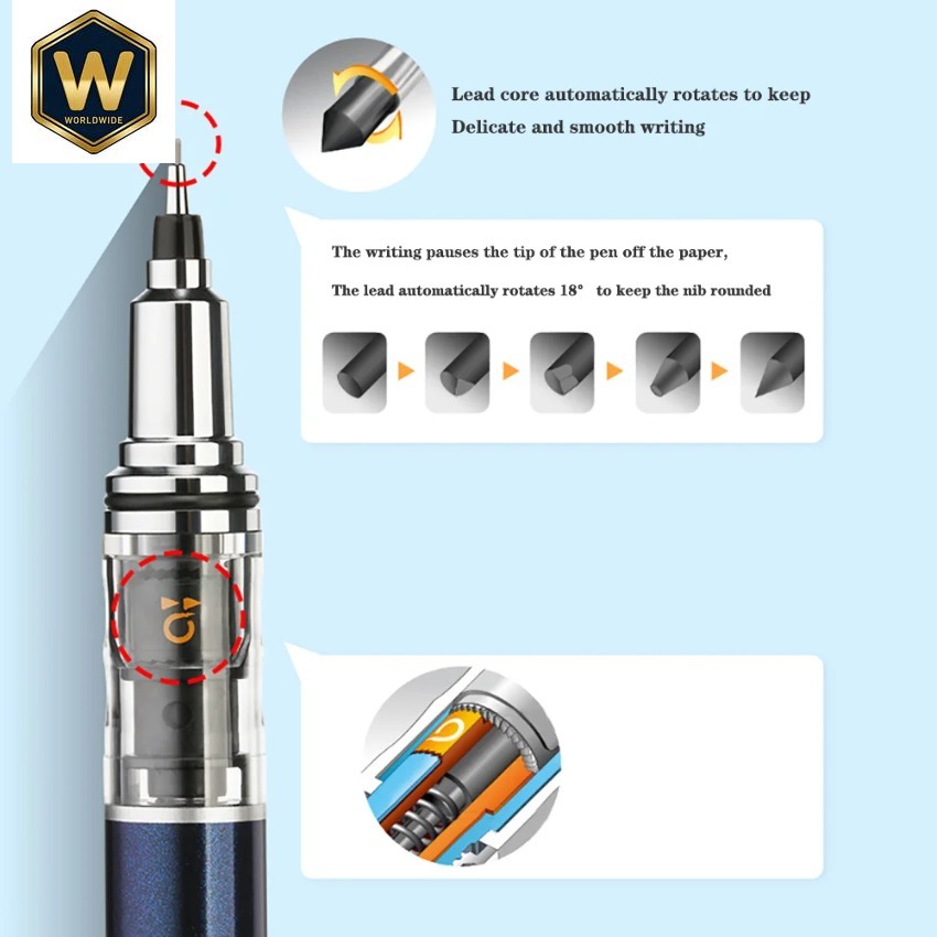 Lápis Mecânico UNI Novo Edição - Mechanical Pencil 0.3 avaliação e preço