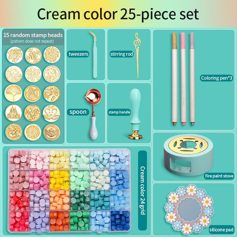 Conjunto de selo de cera lacad - Wax Seal Stamp Set avaliação e preço
