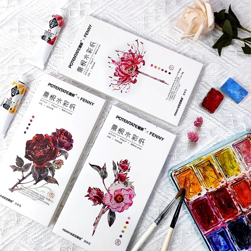 POTENTADO-Linhas Finas Aquarel - Ink Blotter Paper avaliação e preço