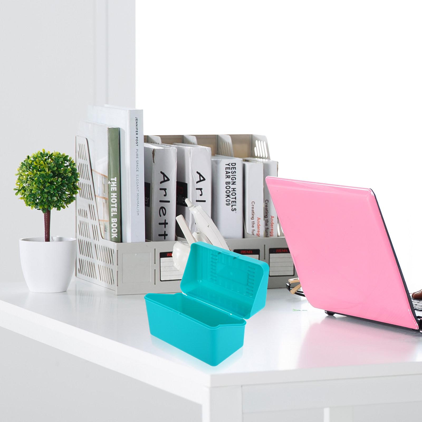 4 Peças Organizador de Plástic - Card Index Box avaliação e preço